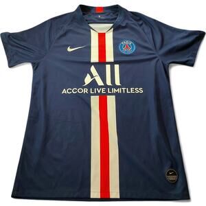 Mens Nike Paris Saint Germain PSG 2019 2020 Home Football Soccer Jersey Size L